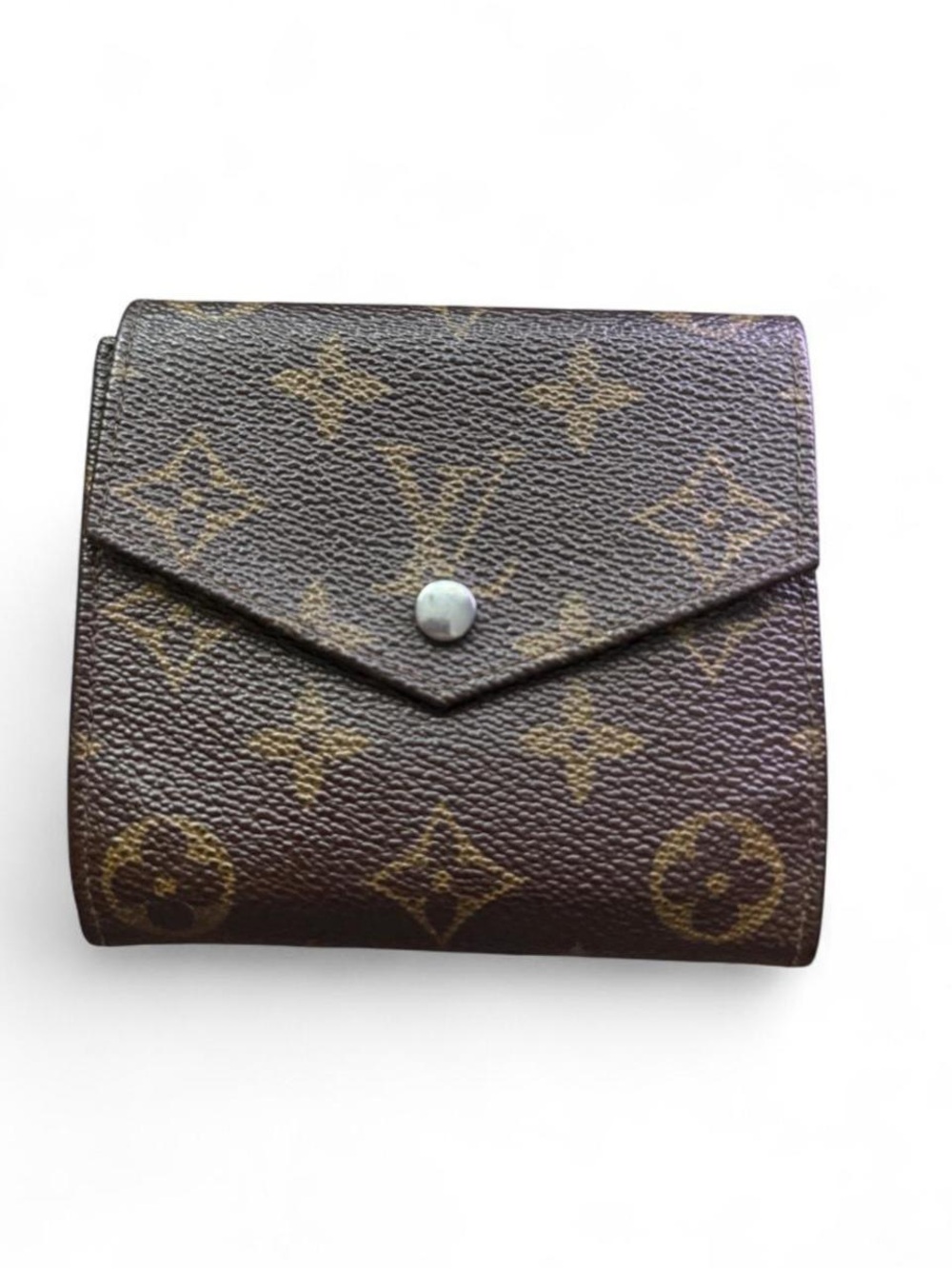 Louis Vuitton Monogram Canvas Trifold Wallet in Brown and Gold